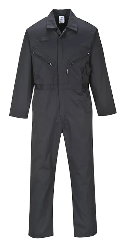 Liverpool Zipped Overall Boiler suit-Coverall Portwest C813
