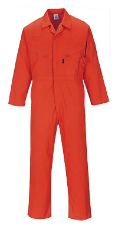 Liverpool Zipped Overall Boiler suit-Coverall Portwest C813