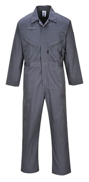 Liverpool Zipped Overall Boiler suit-Coverall Portwest C813