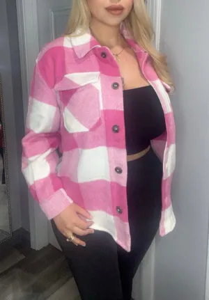 Lizzy Shacket(Pink)