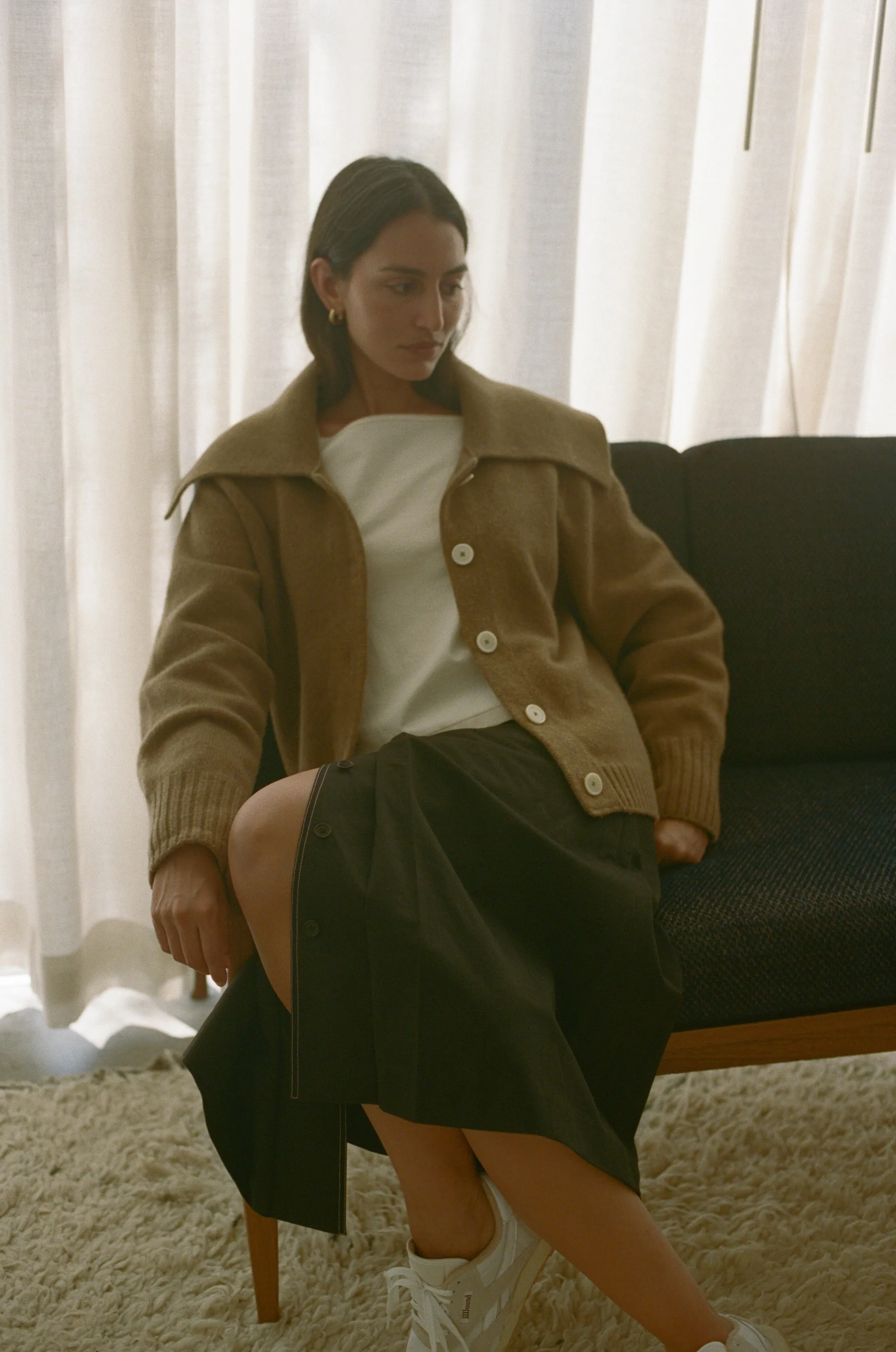 Lo Cardigan - coffee