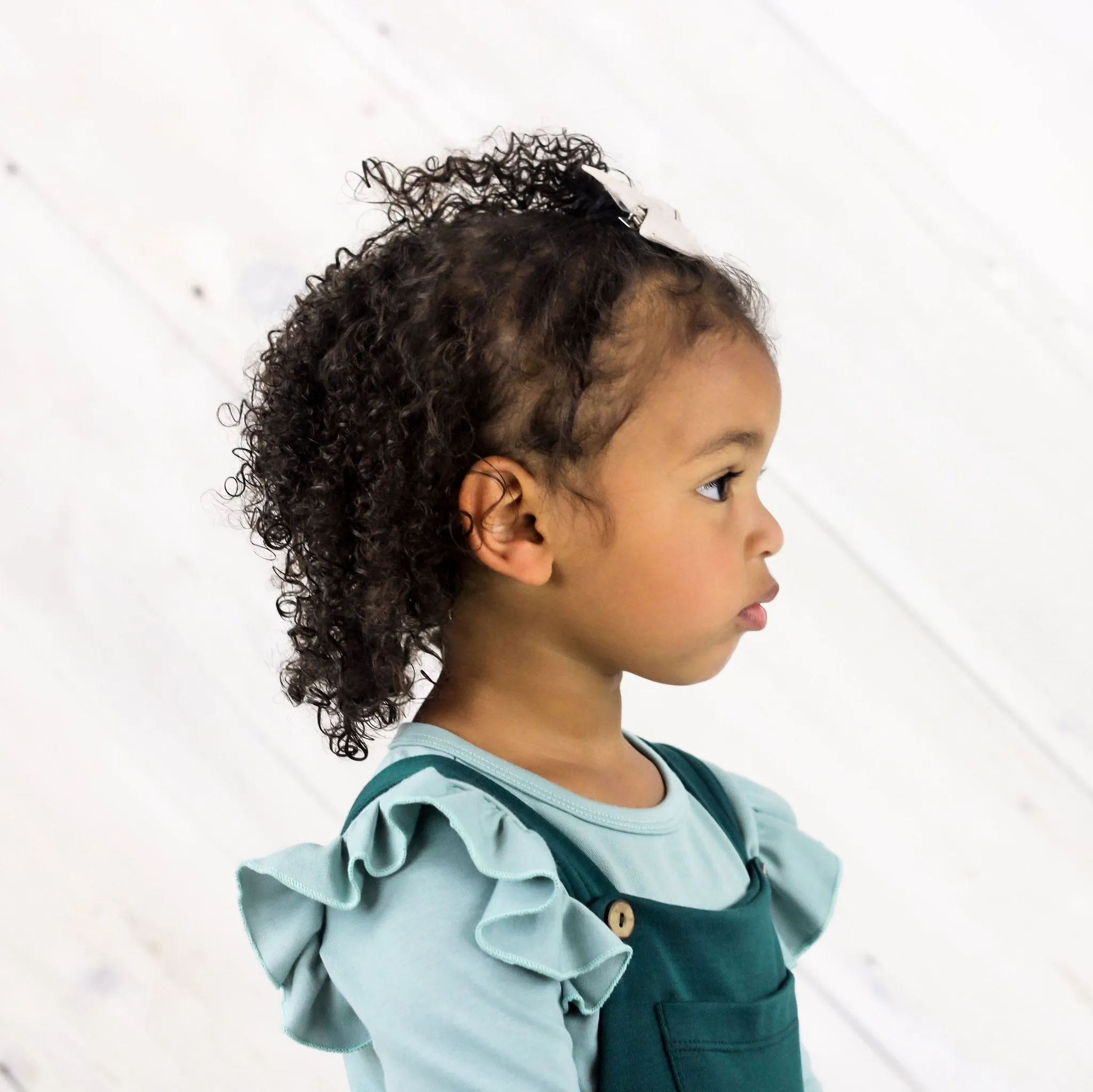 Long Sleeve Ruffle-Sleeve Shirt 6-12m
