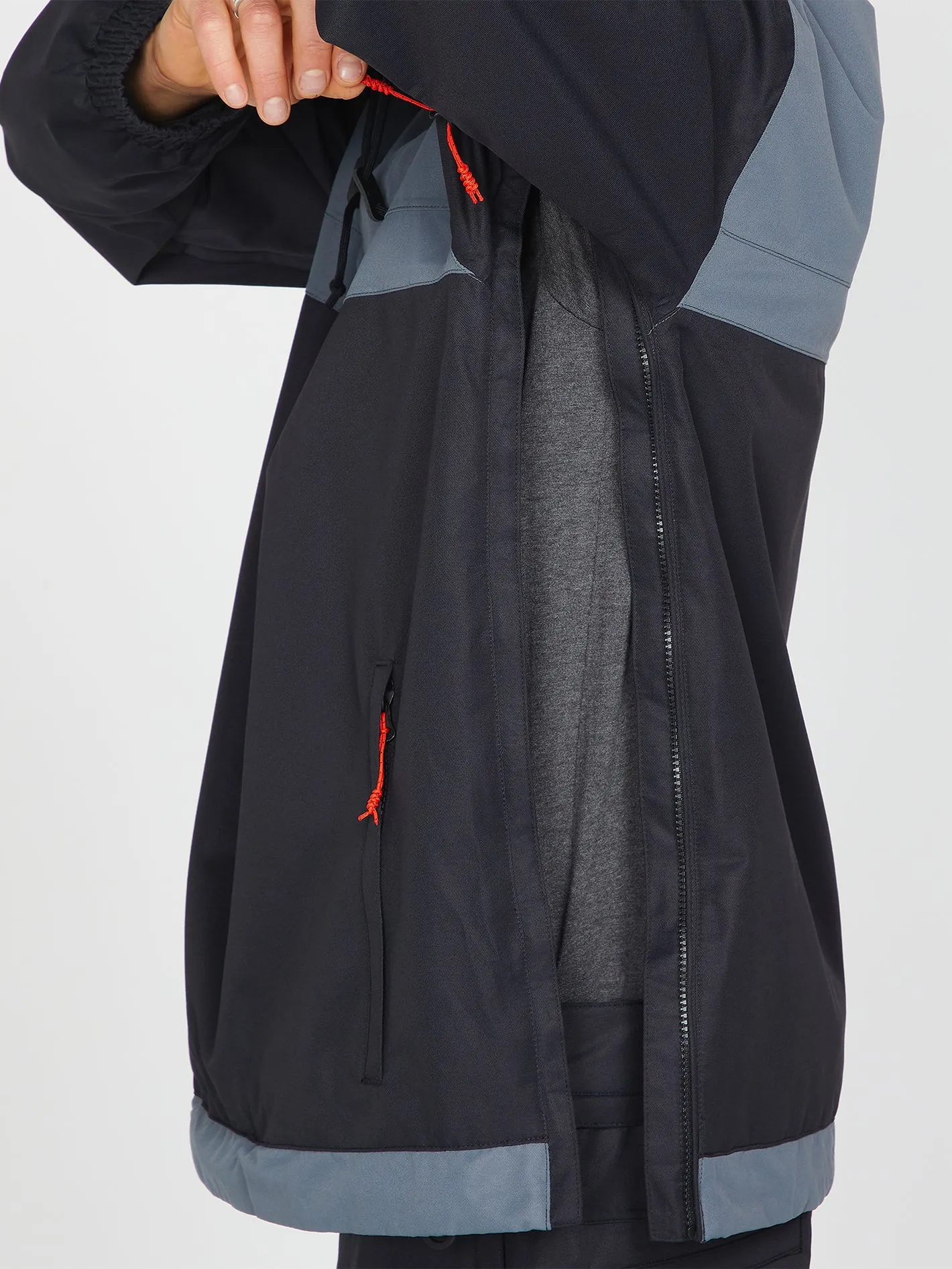 Longo Pullover Jacket - Black