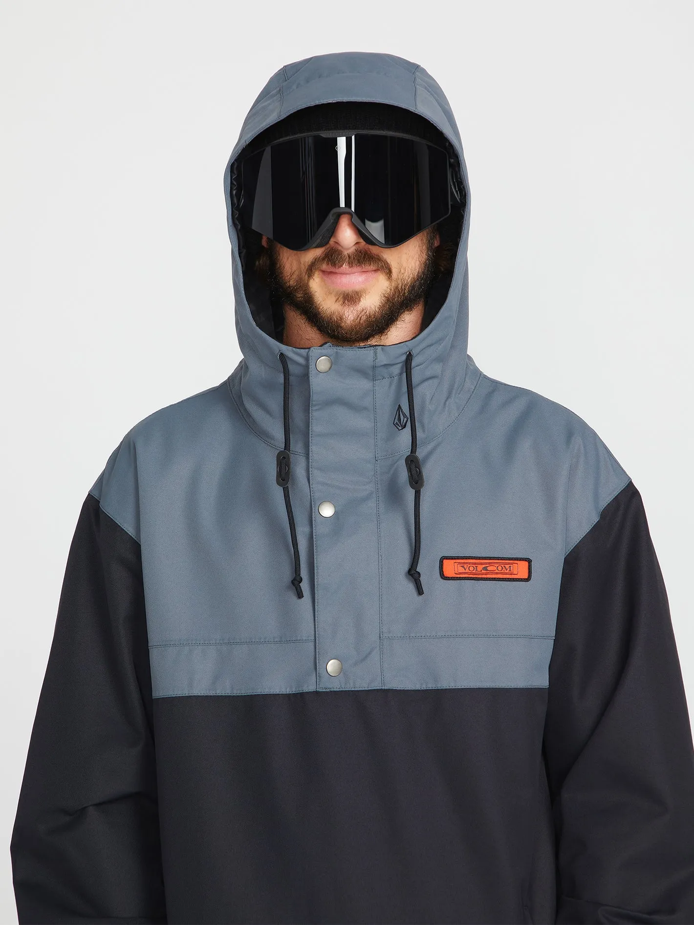 Longo Pullover Jacket - Black
