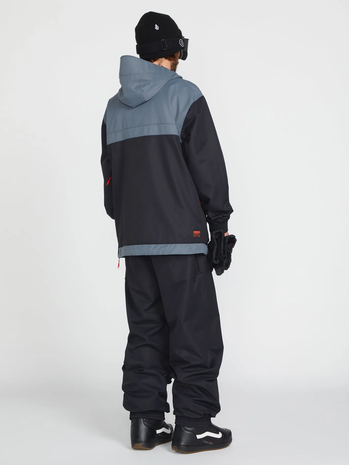 Longo Pullover Jacket - Black