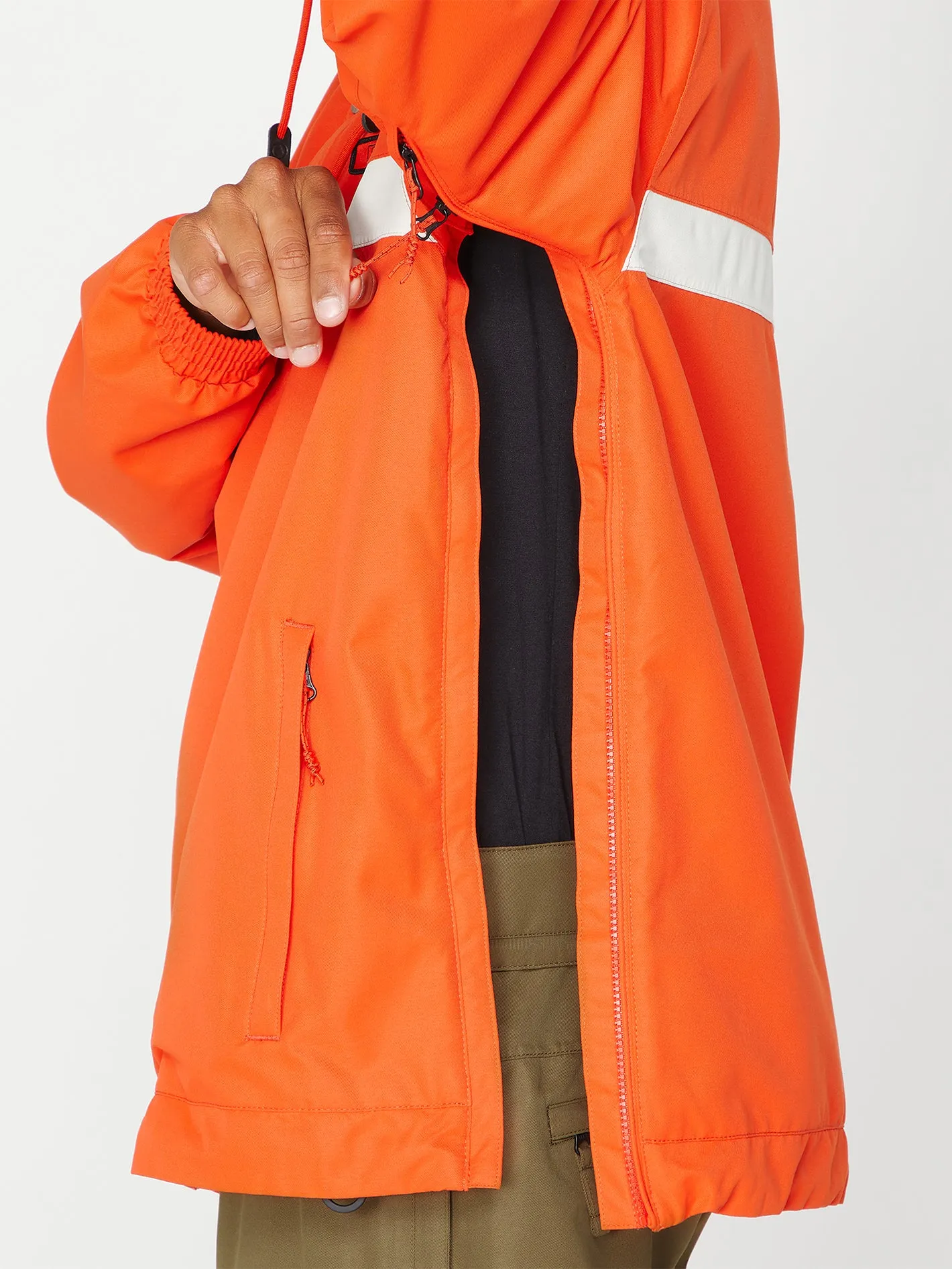 Longo Pullover Jacket - Orange Shock