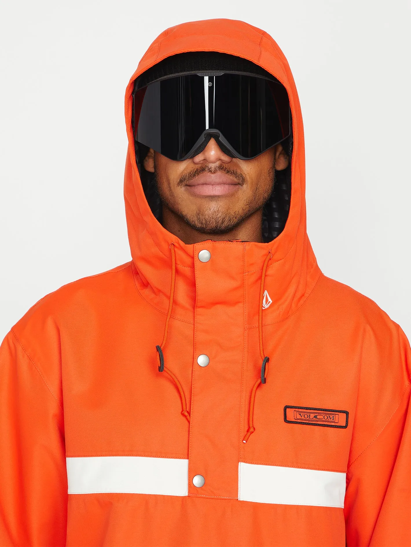 Longo Pullover Jacket - Orange Shock