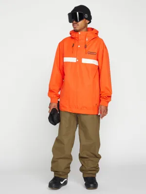Longo Pullover Jacket - Orange Shock