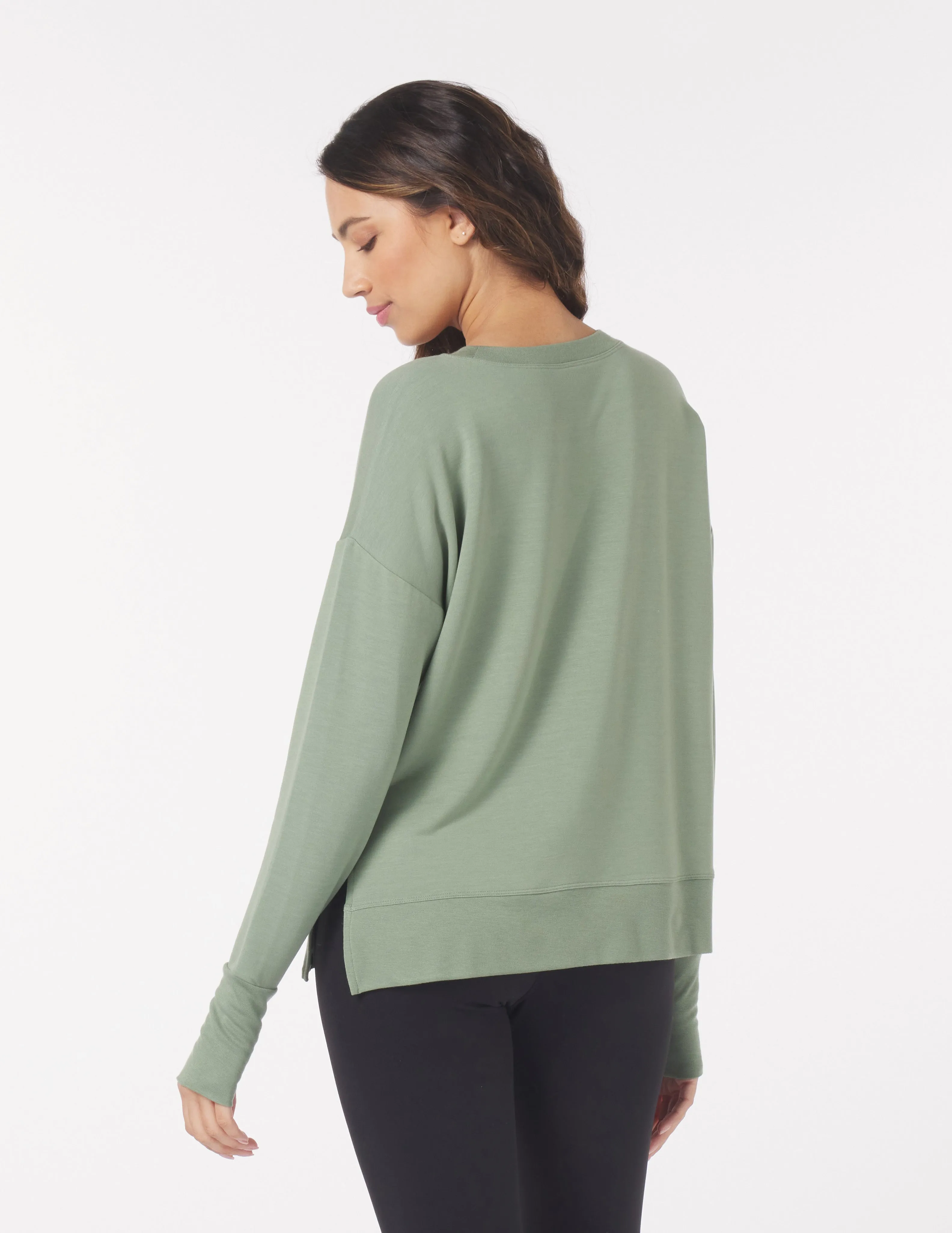 Lounge Long Sleeve: Sage
