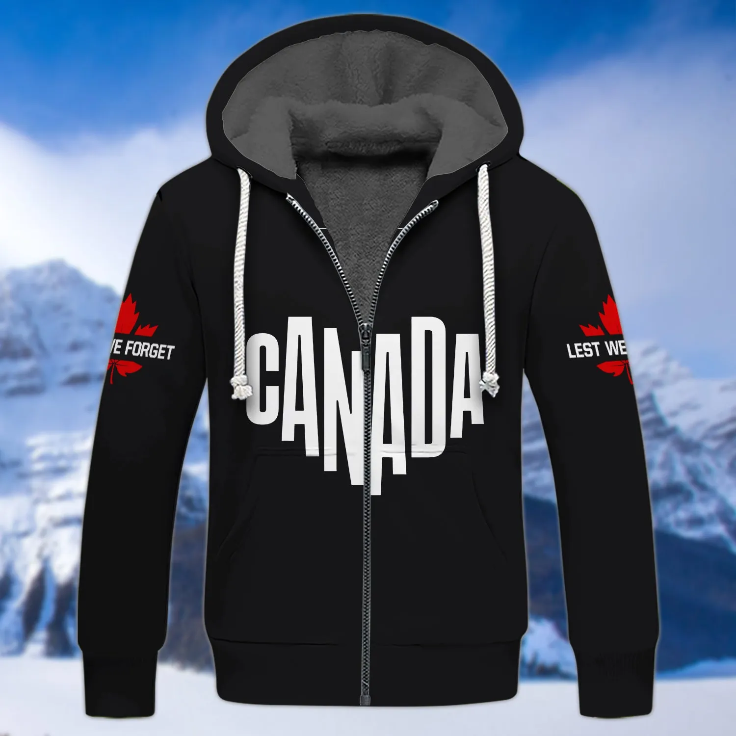 Love Canada, Day Remembrance Soldier Design 3D Printed Shirts