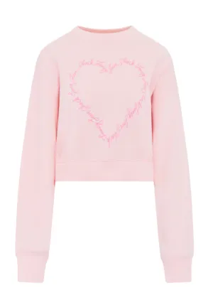 Love Shack Fancy Aneria Pullover - Pucker up Pink