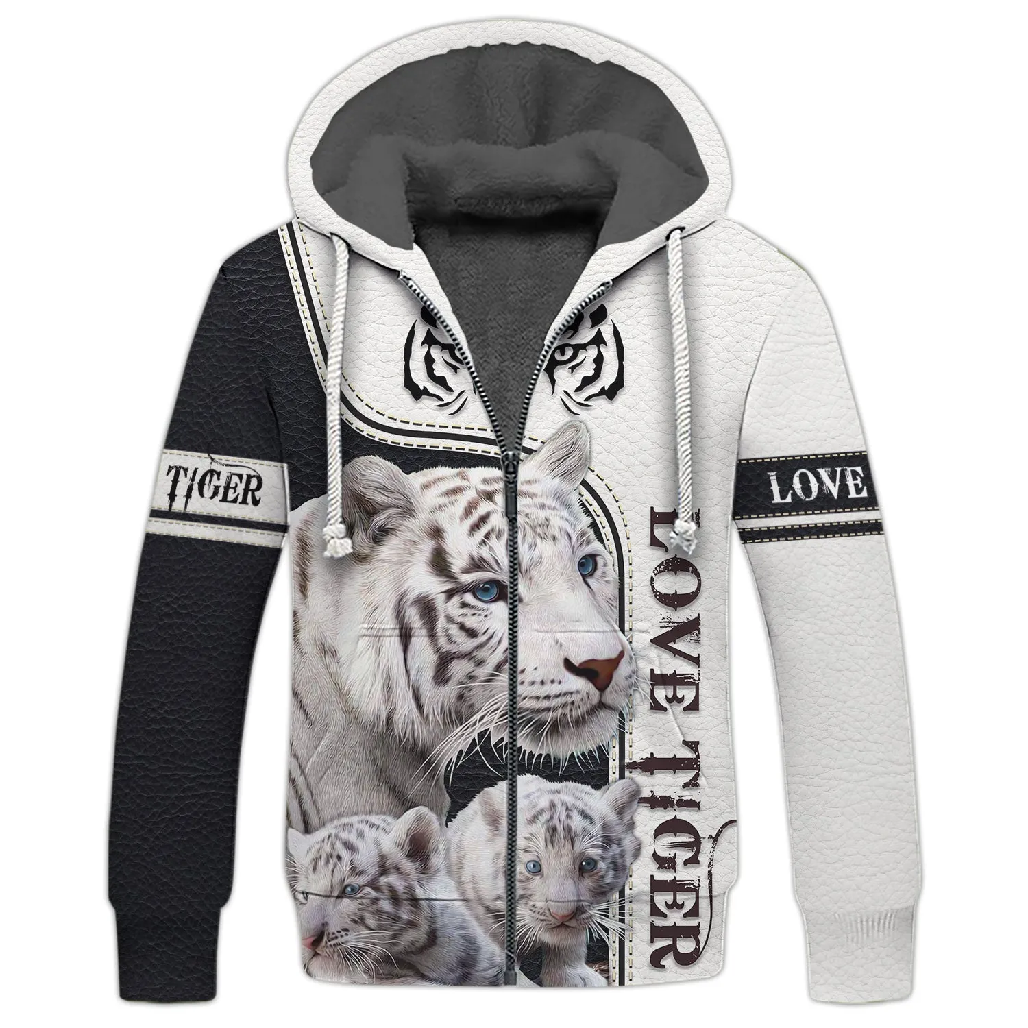 Love Tiger, White Tiger, Tiger Mom And Baby