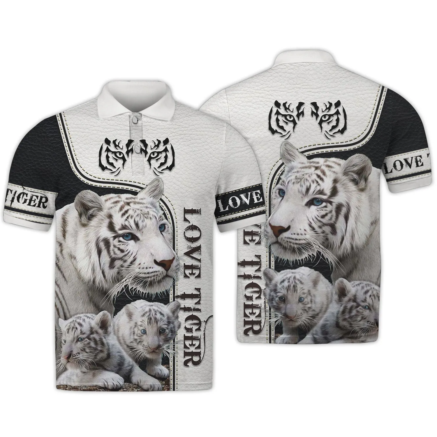 Love Tiger, White Tiger, Tiger Mom And Baby