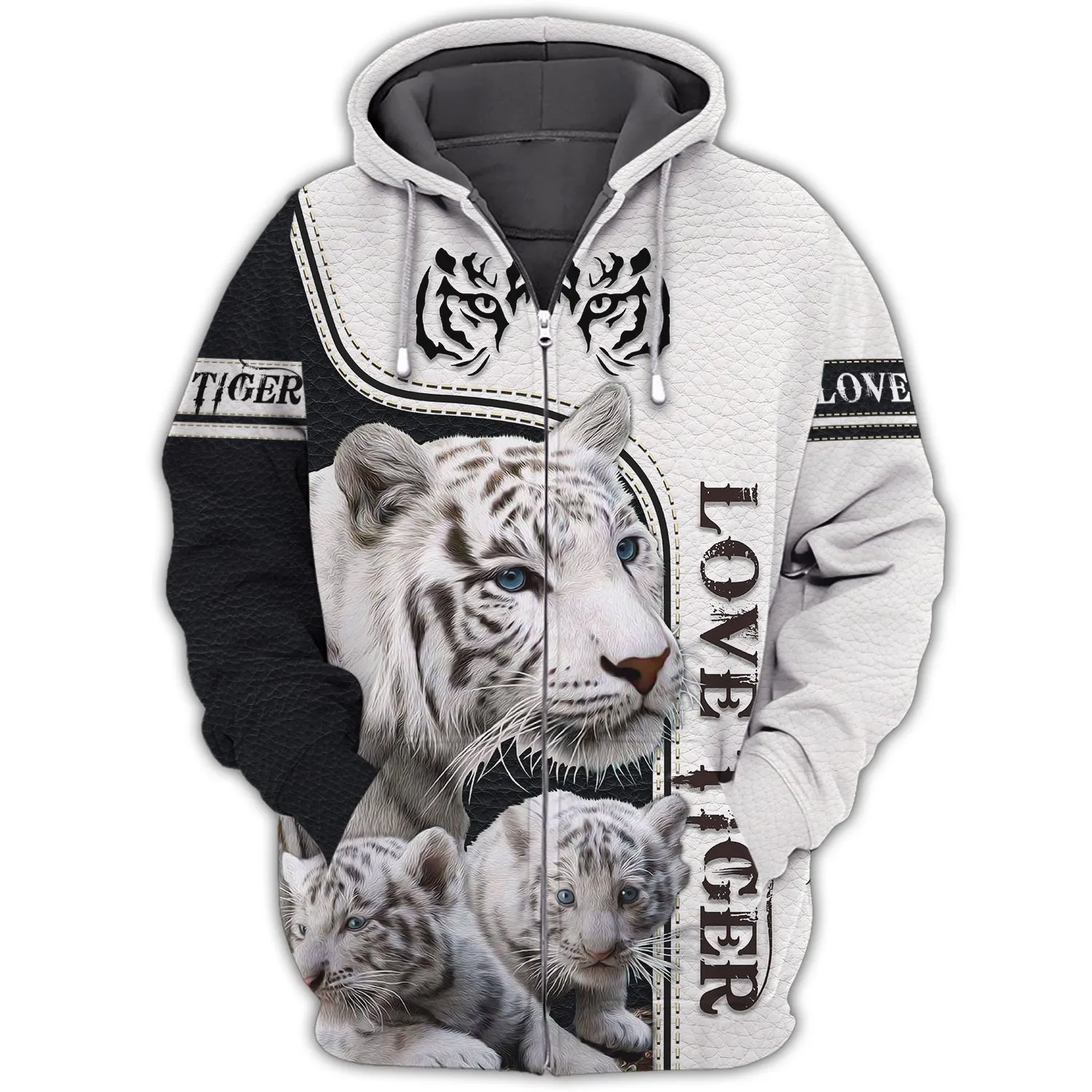 Love Tiger, White Tiger, Tiger Mom And Baby