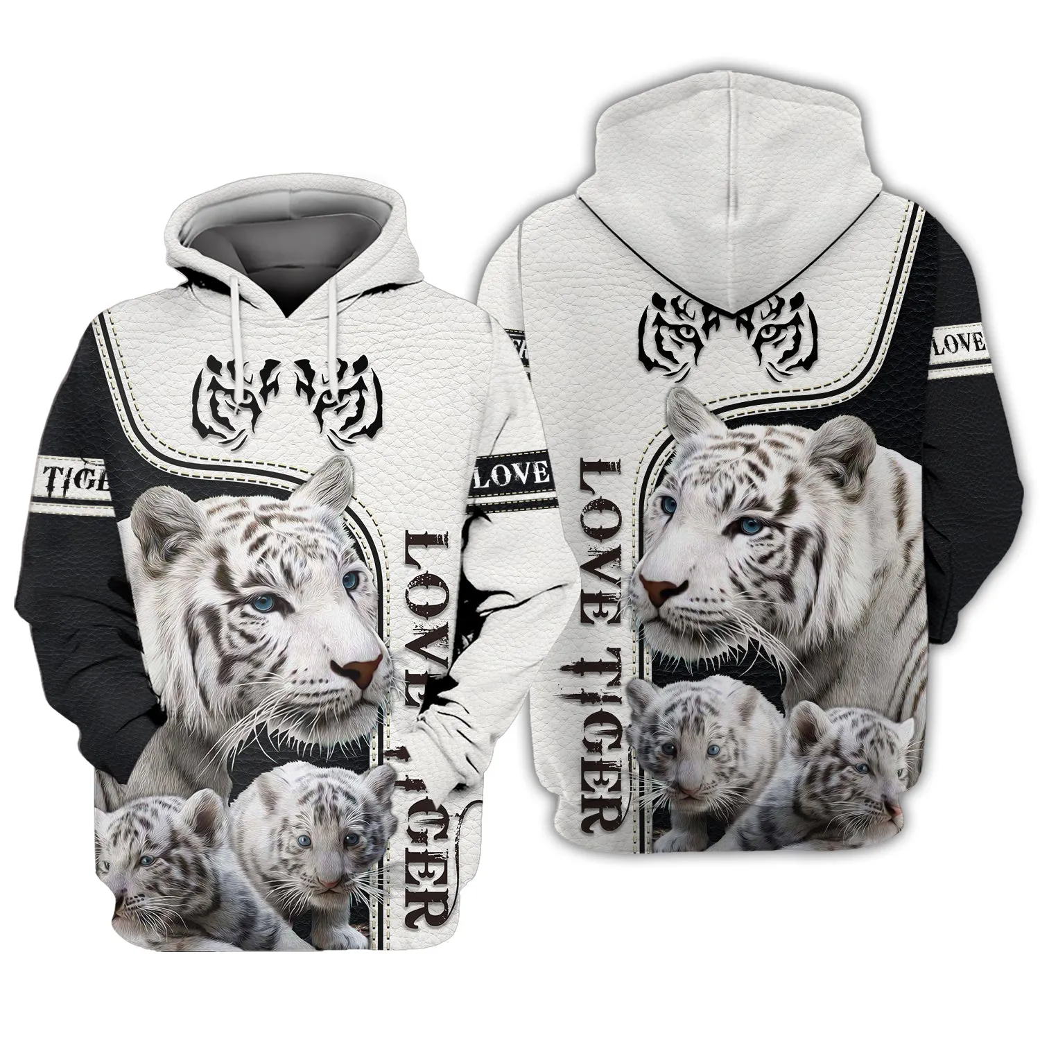 Love Tiger, White Tiger, Tiger Mom And Baby