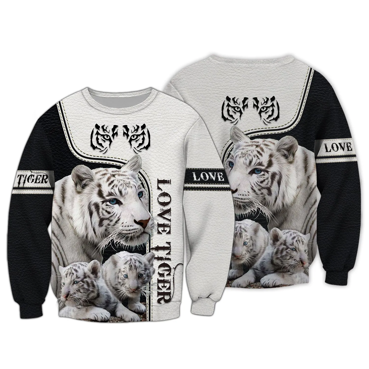 Love Tiger, White Tiger, Tiger Mom And Baby
