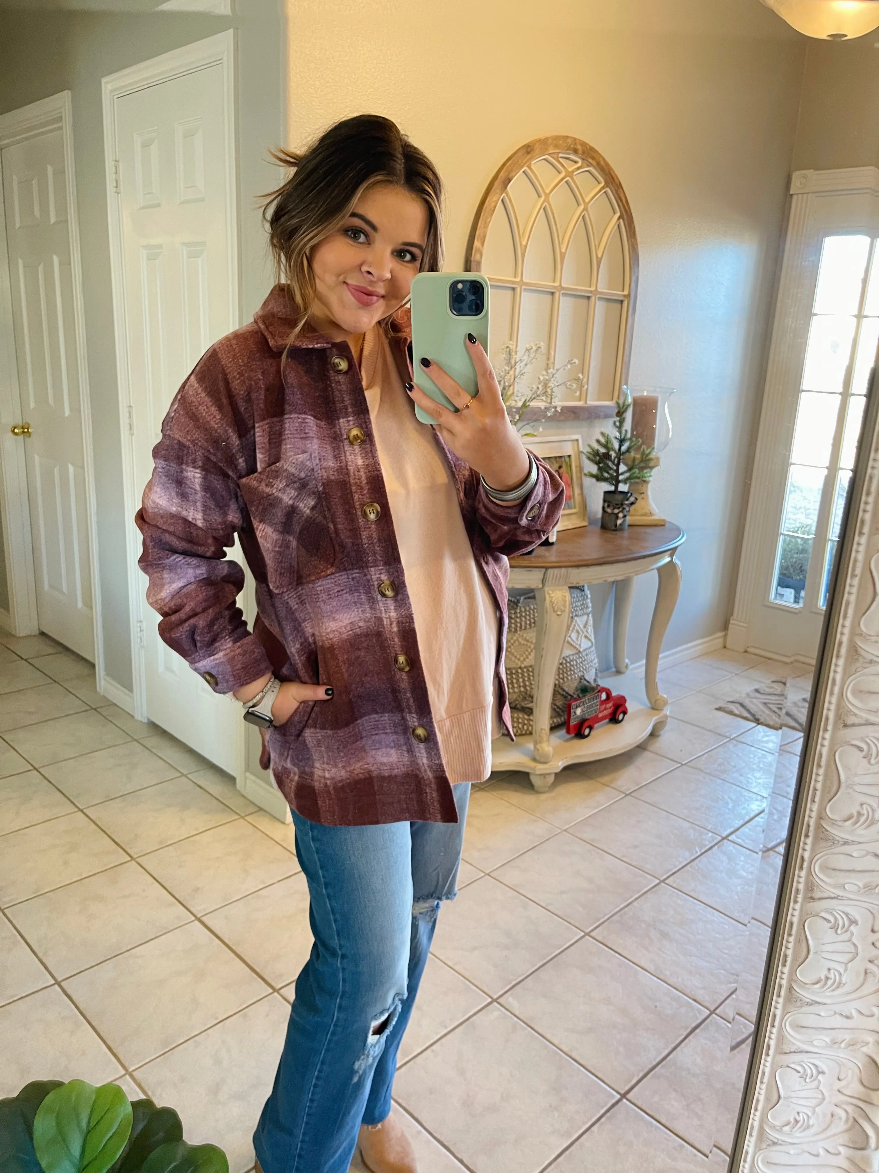 Loving Intentions Oversized Shacket