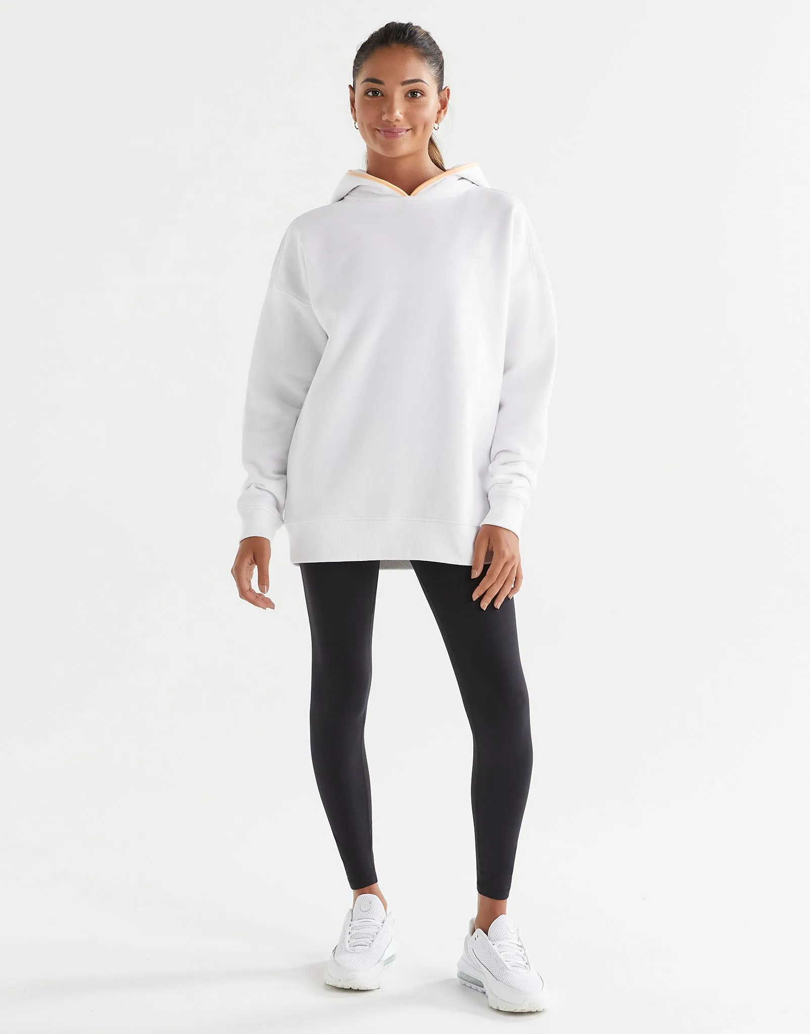Lucy Hooded Sweat - White