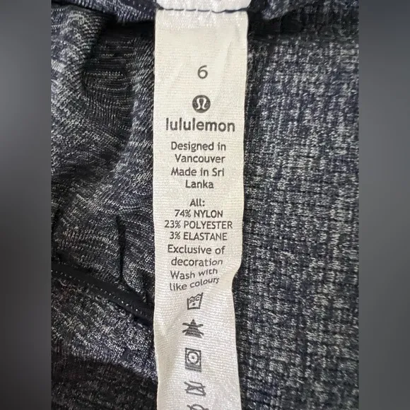 Lululemon Women’s Boulevard Bliss Bubble Skirt in Heather Gray Size 6
