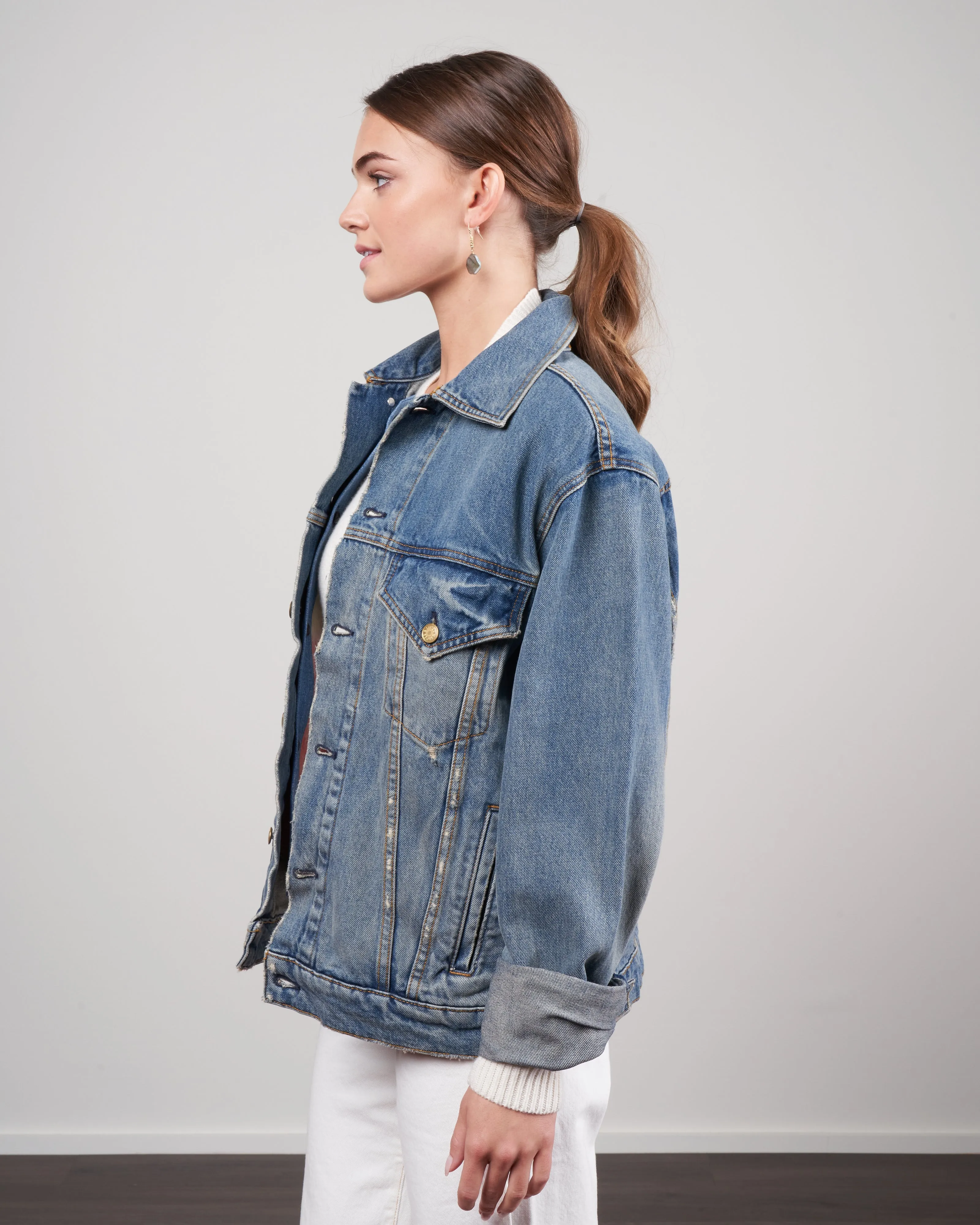 lummis mohair jacket upcycled one-of-a-kind jacket - isaac vintage