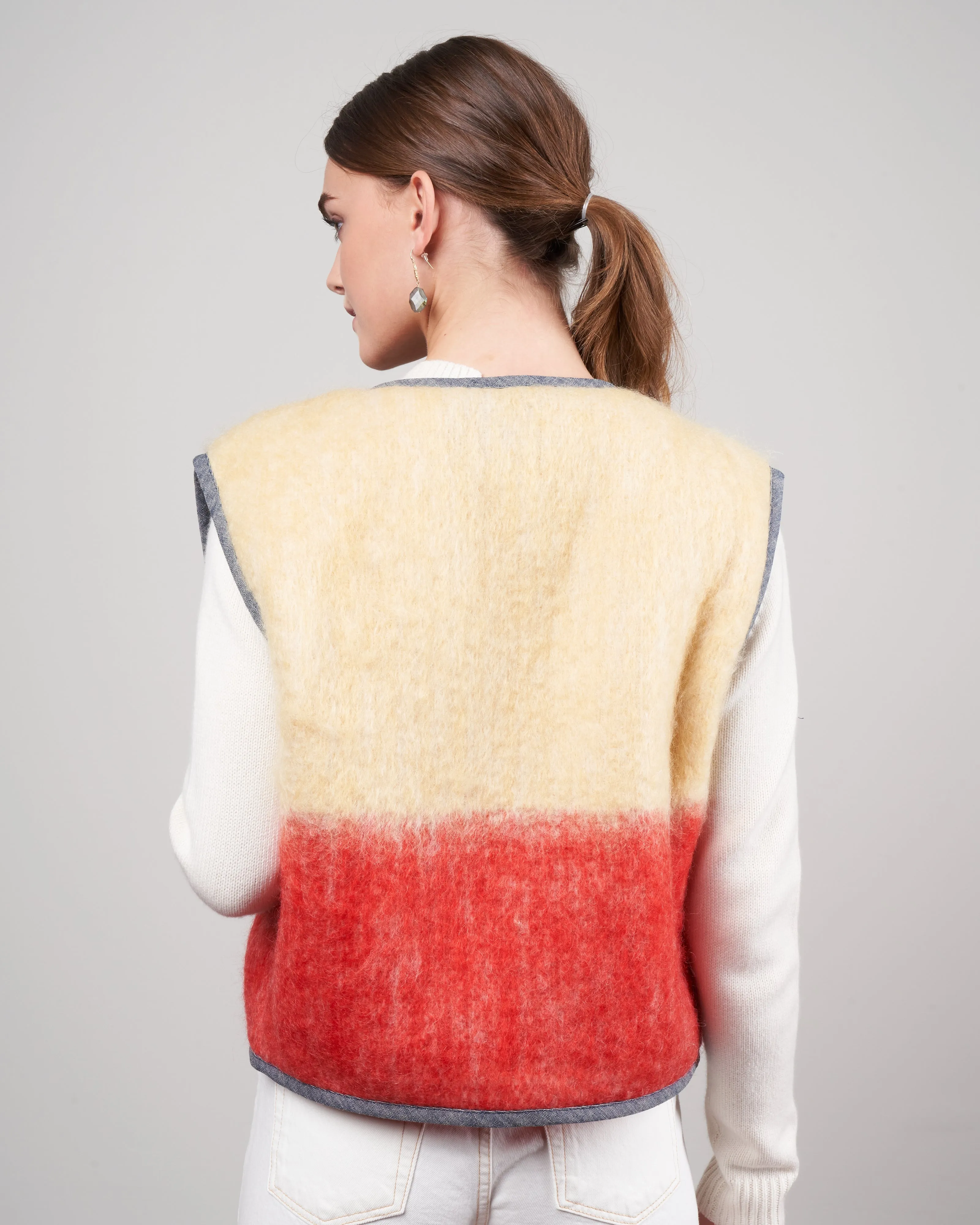lummis mohair jacket upcycled one-of-a-kind jacket - isaac vintage