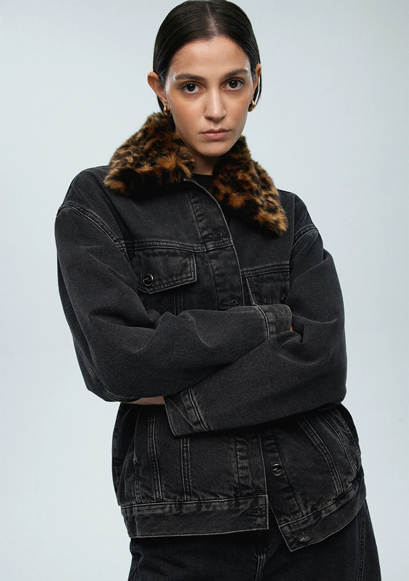 Luna Mid Smoke Denim Jean Jacket