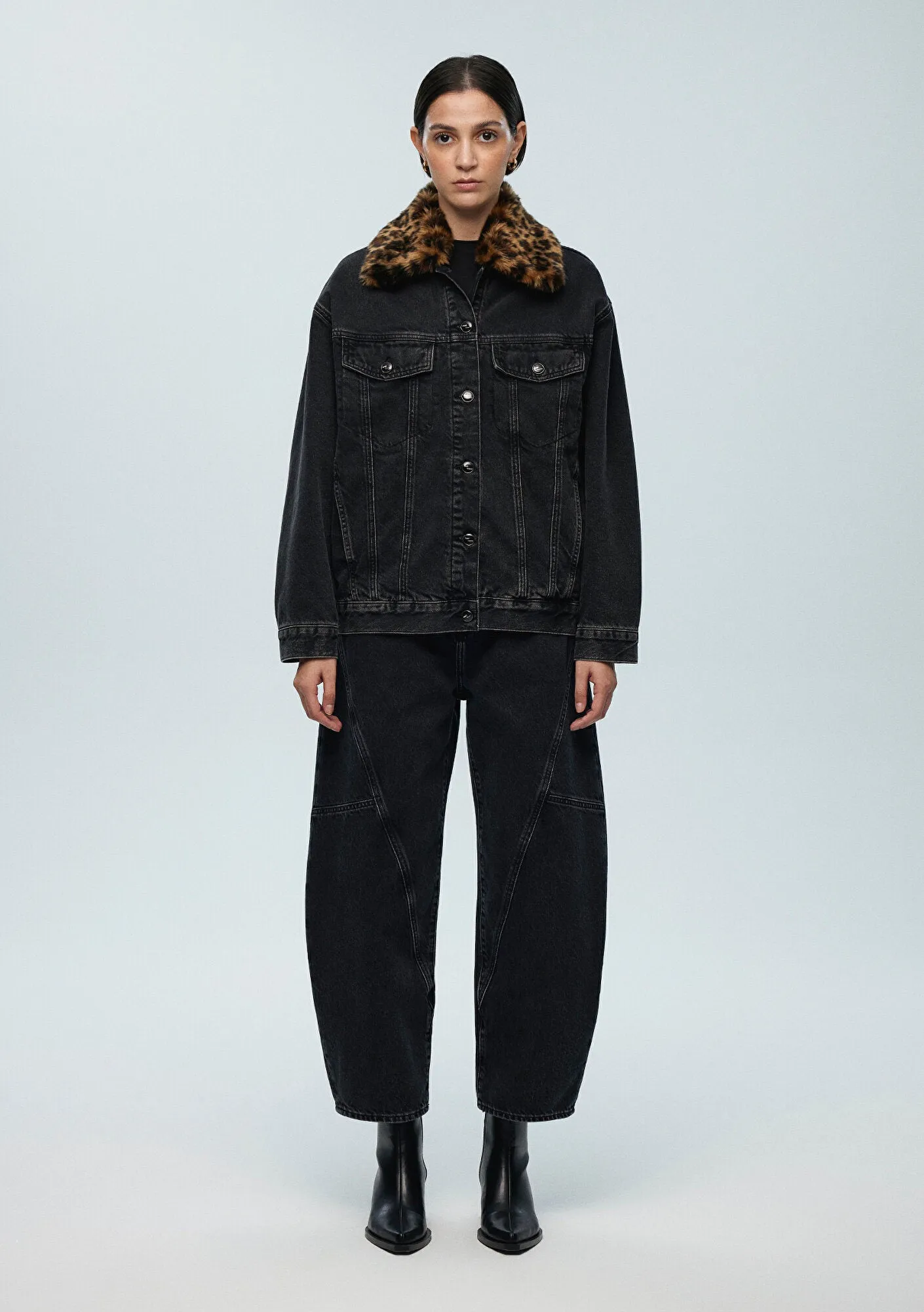 Luna Mid Smoke Denim Jean Jacket