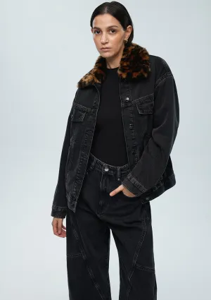 Luna Mid Smoke Denim Jean Jacket