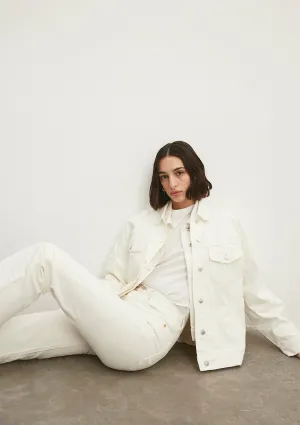 Luna Off White Denim Jean Jacket