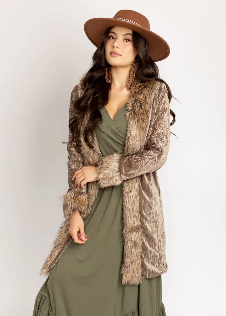 Mackie Jacket in Taupe