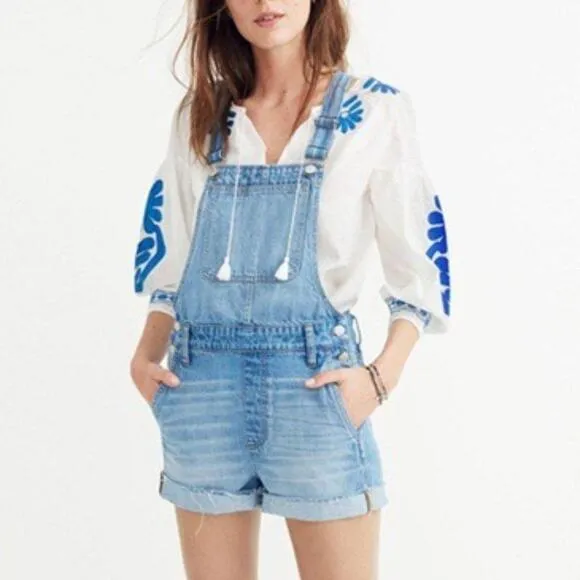 Madewell Adirondack Short Overalls