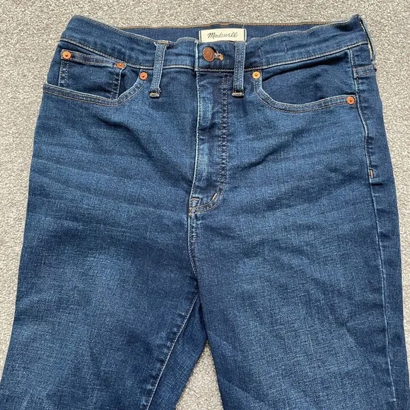 Madewell Jeans Adult 29 Blue Skinny Flare Stretch Denim High Rise Ladies