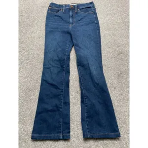 Madewell Jeans Adult 29 Blue Skinny Flare Stretch Denim High Rise Ladies