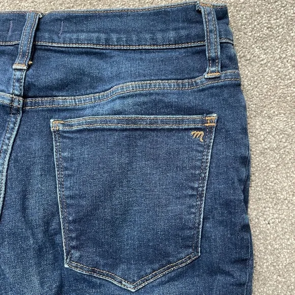 Madewell Jeans Adult 29 Blue Skinny Flare Stretch Denim High Rise Ladies