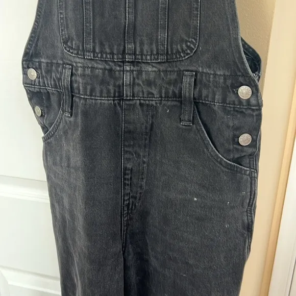 Madewell Straight-Leg Overalls in Lunar Wash