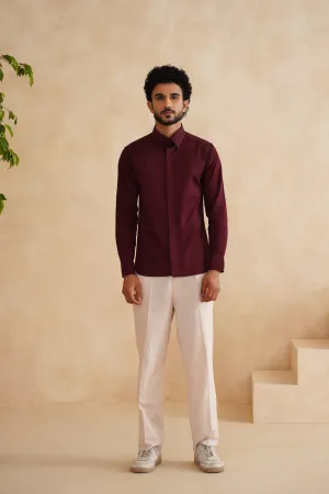 Magic wine tucks mens shirt