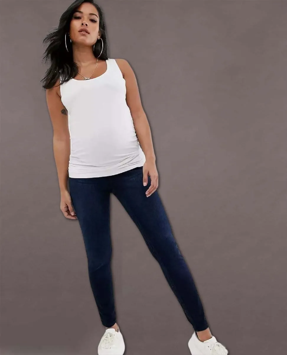 Mama Ankle Jeanish Twilight Rinse