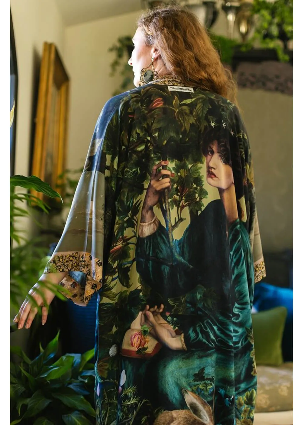 Market Of Stars Bella Notte Rabbit And Moon Long Kimono Multi