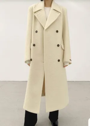 MARTIN ALPACA COAT IVORY