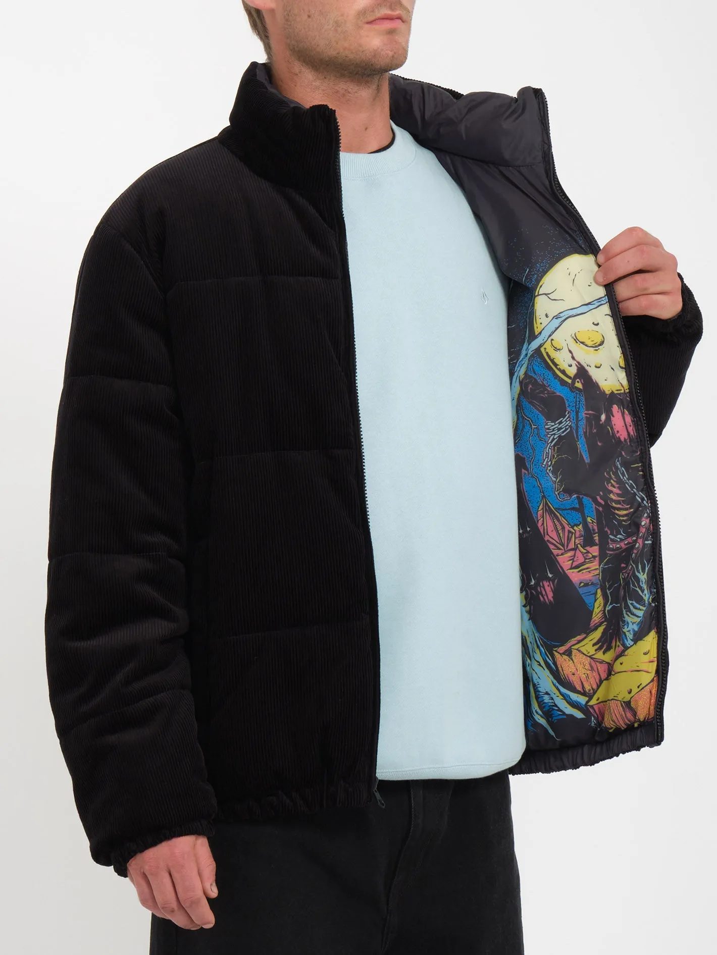 Max Sherman Jacket (Reversible) - BLACK