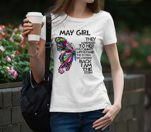 May Storm 2D White Tshirt, HTA