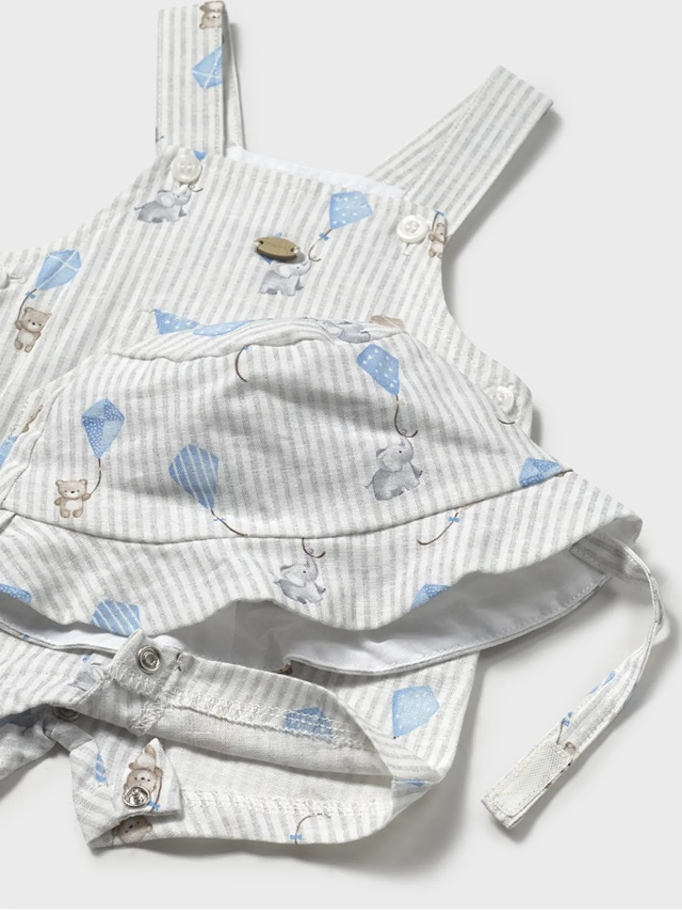 Mayoral Baby Boy Kite Dungarees With Hat