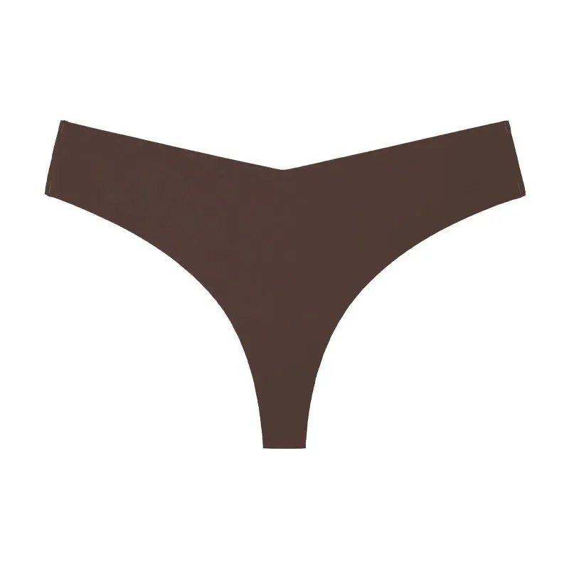 Meet'r Women Sexy Ice Silk Panties - Low-waist, No Trace Thong Underwear, Breathable Lingerie