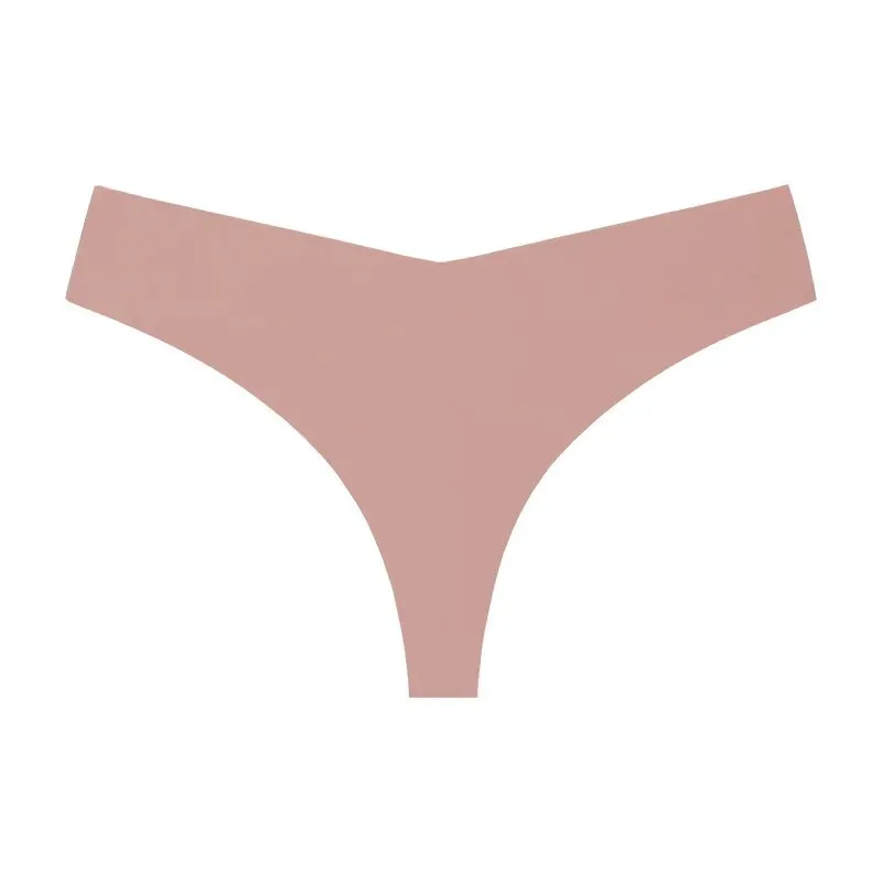 Meet'r Women Sexy Ice Silk Panties - Low-waist, No Trace Thong Underwear, Breathable Lingerie