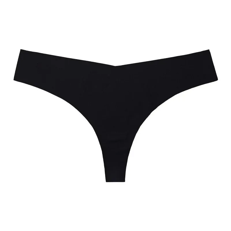 Meet'r Women Sexy Ice Silk Panties - Low-waist, No Trace Thong Underwear, Breathable Lingerie