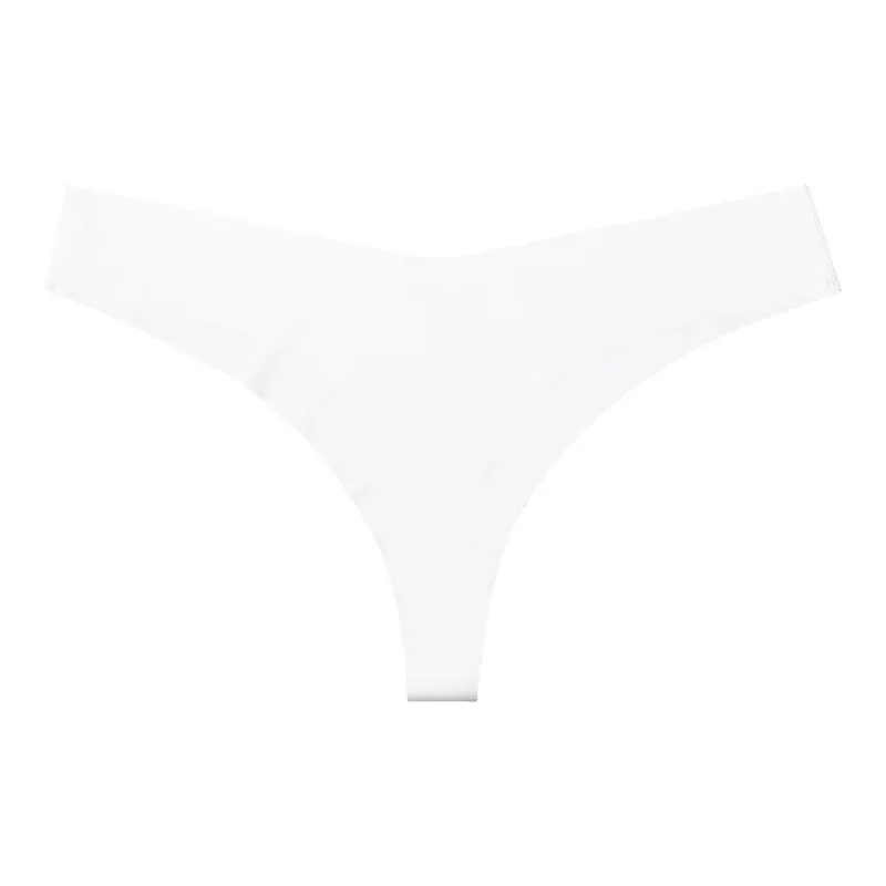Meet'r Women Sexy Ice Silk Panties - Low-waist, No Trace Thong Underwear, Breathable Lingerie