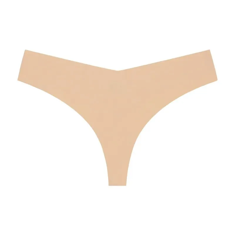 Meet'r Women Sexy Ice Silk Panties - Low-waist, No Trace Thong Underwear, Breathable Lingerie