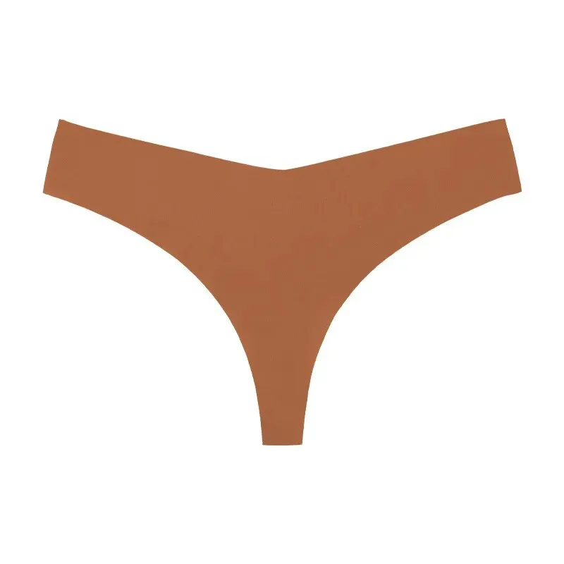 Meet'r Women Sexy Ice Silk Panties - Low-waist, No Trace Thong Underwear, Breathable Lingerie