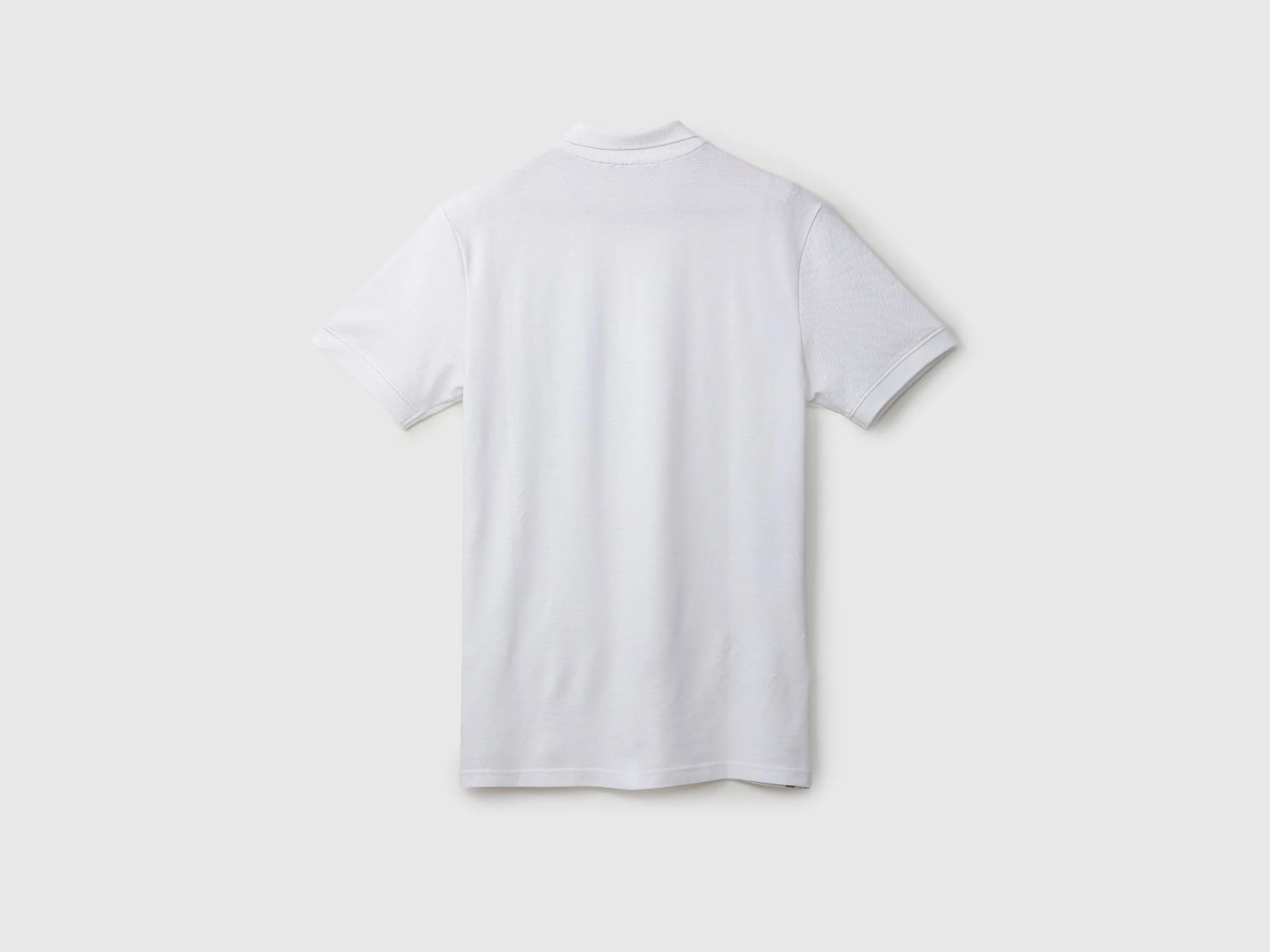 Men Textured Polo Collar T-shirt
