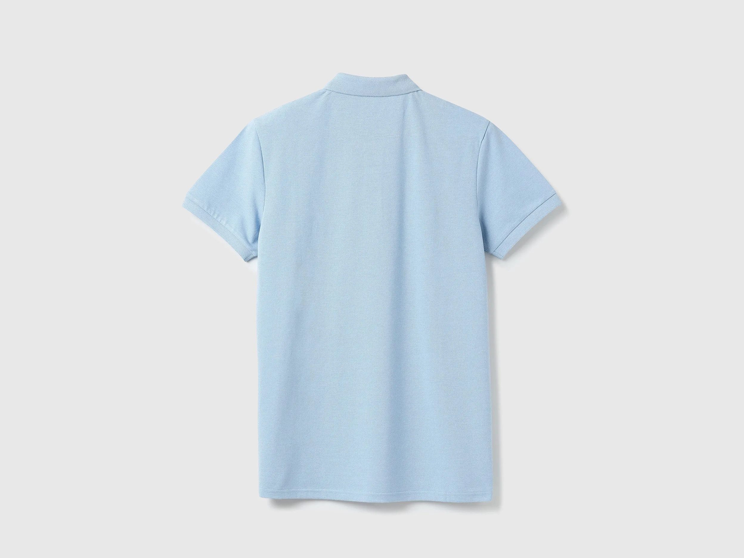 Men Textured Polo Collar T-shirt